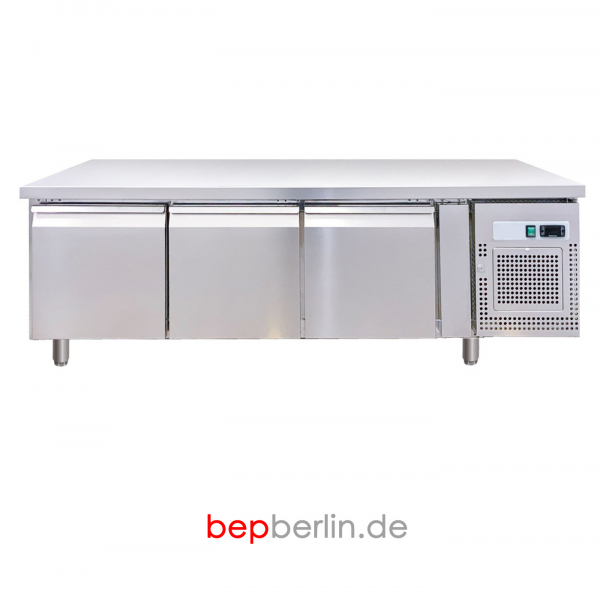 1795 x 700 x 650 mm, Unterbaukühltisch mit 3 Schubladen, -2 / +8 °C